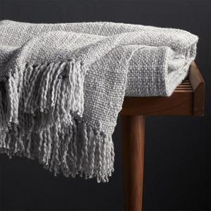 Styles Dove Fringe Throw Blanket