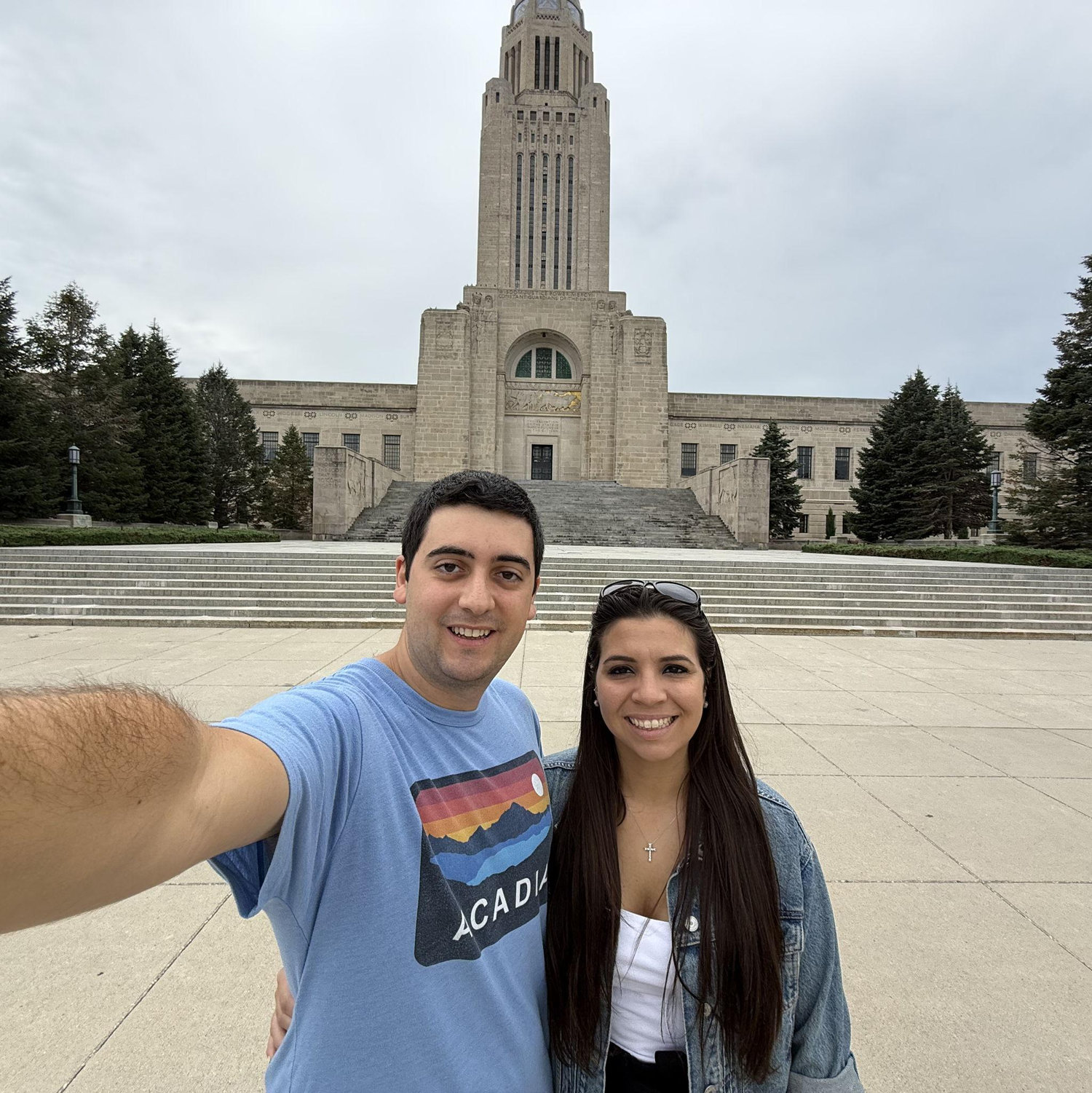 Perfect 5/7. We couldn't even go up into the tower! Lincoln, Nebraska