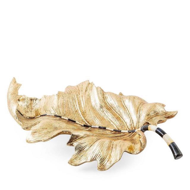 Mackenzie-Childs Gilded Leaf Dish