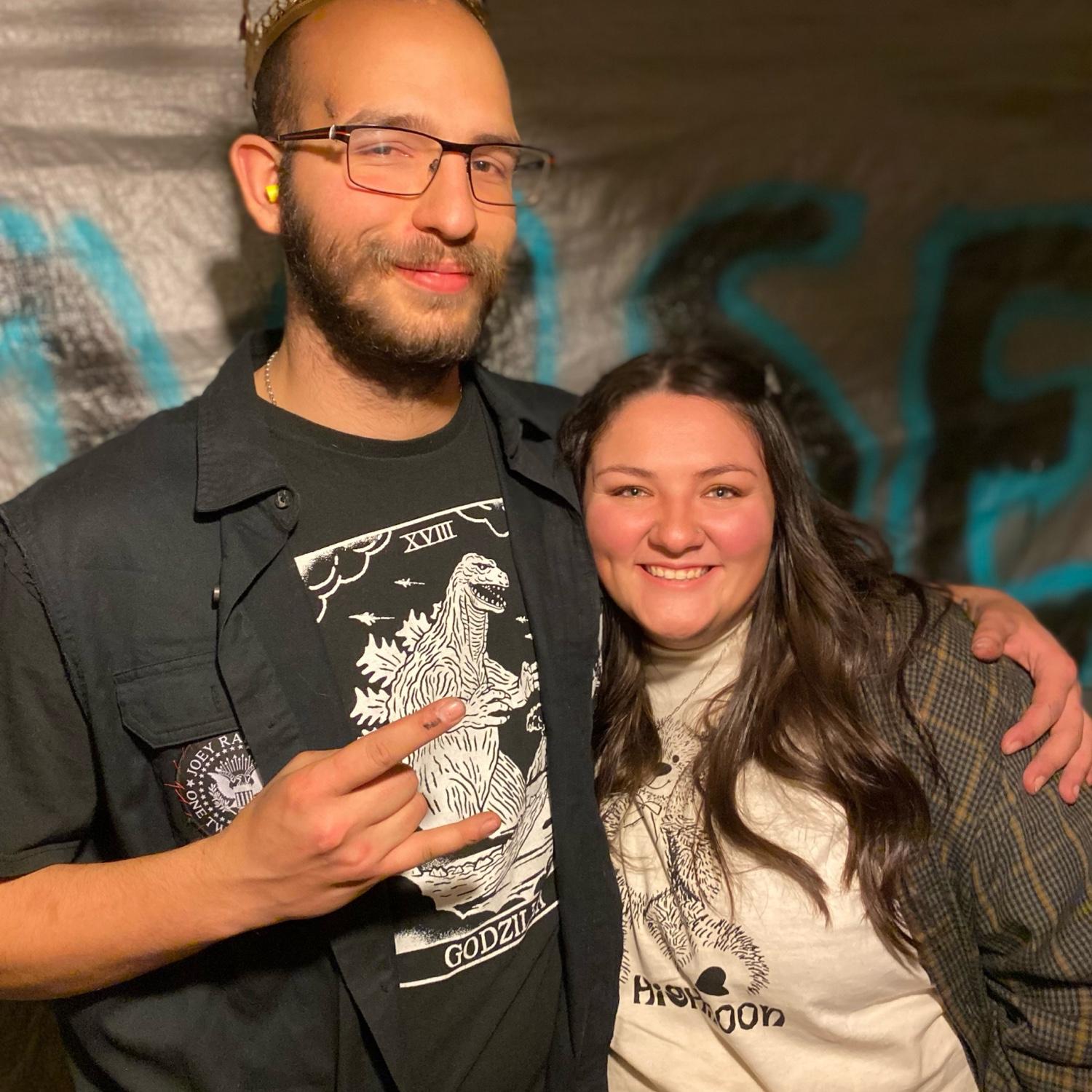 Nick had a dream of having a house venue and made it happen, not too long after we started dating! This picture is from the first ever House of Jenk show- we’ve had quite a few more over the years.