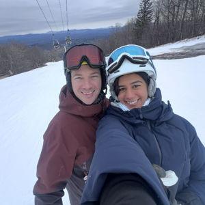 Skiing Lessons for Deepa