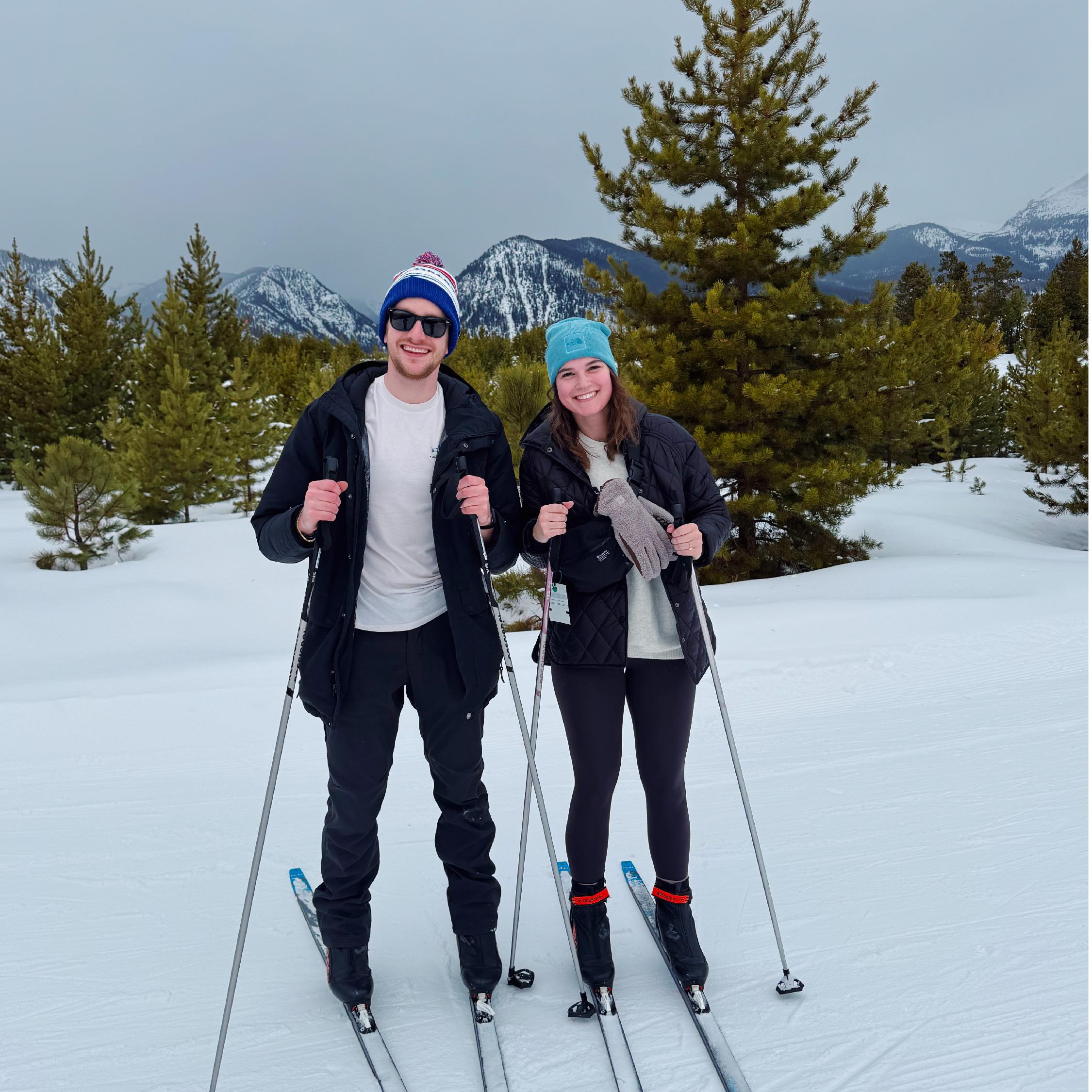 Cross country skiing in Colorado