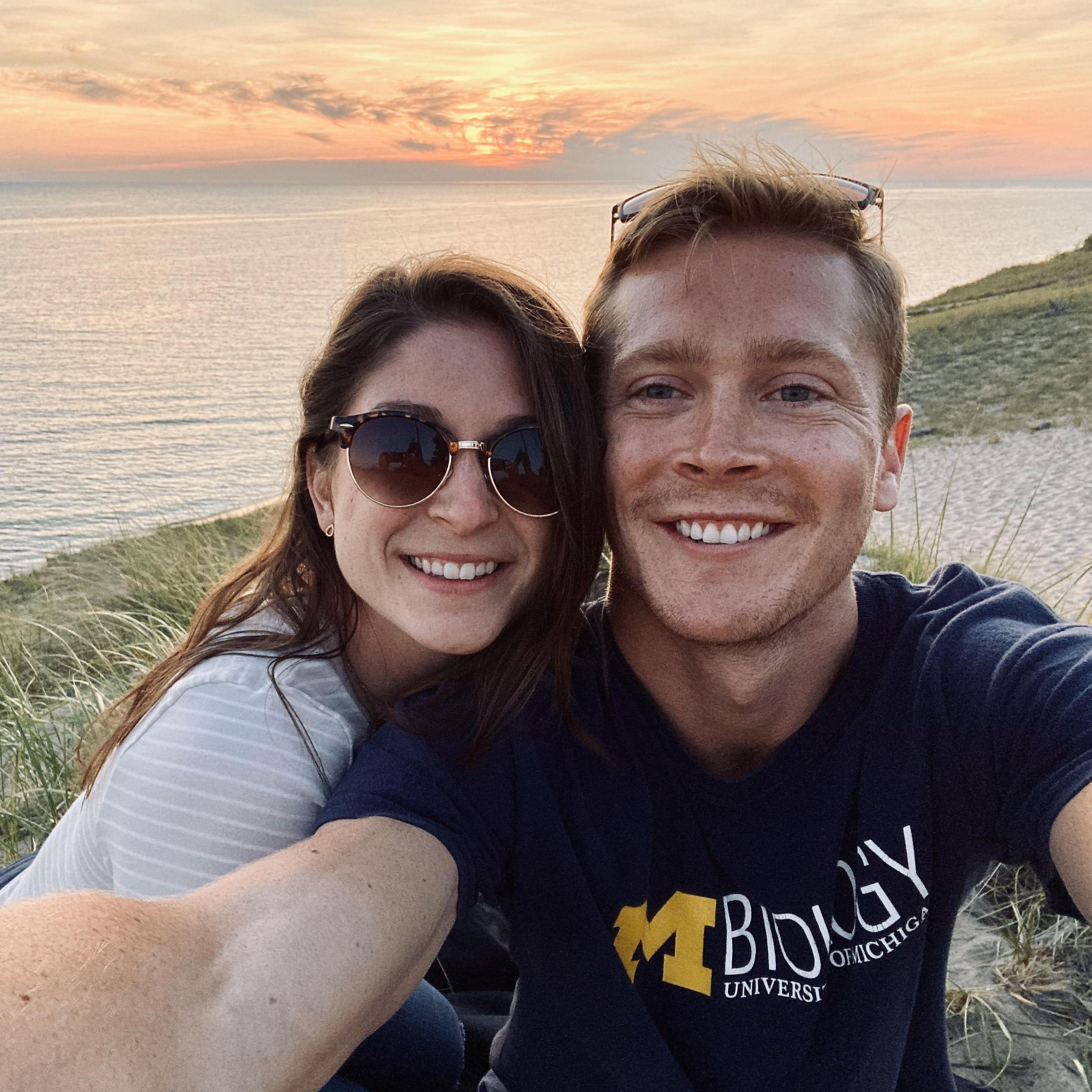 Our first date in Dalton's hometown (Whitehall, MI)