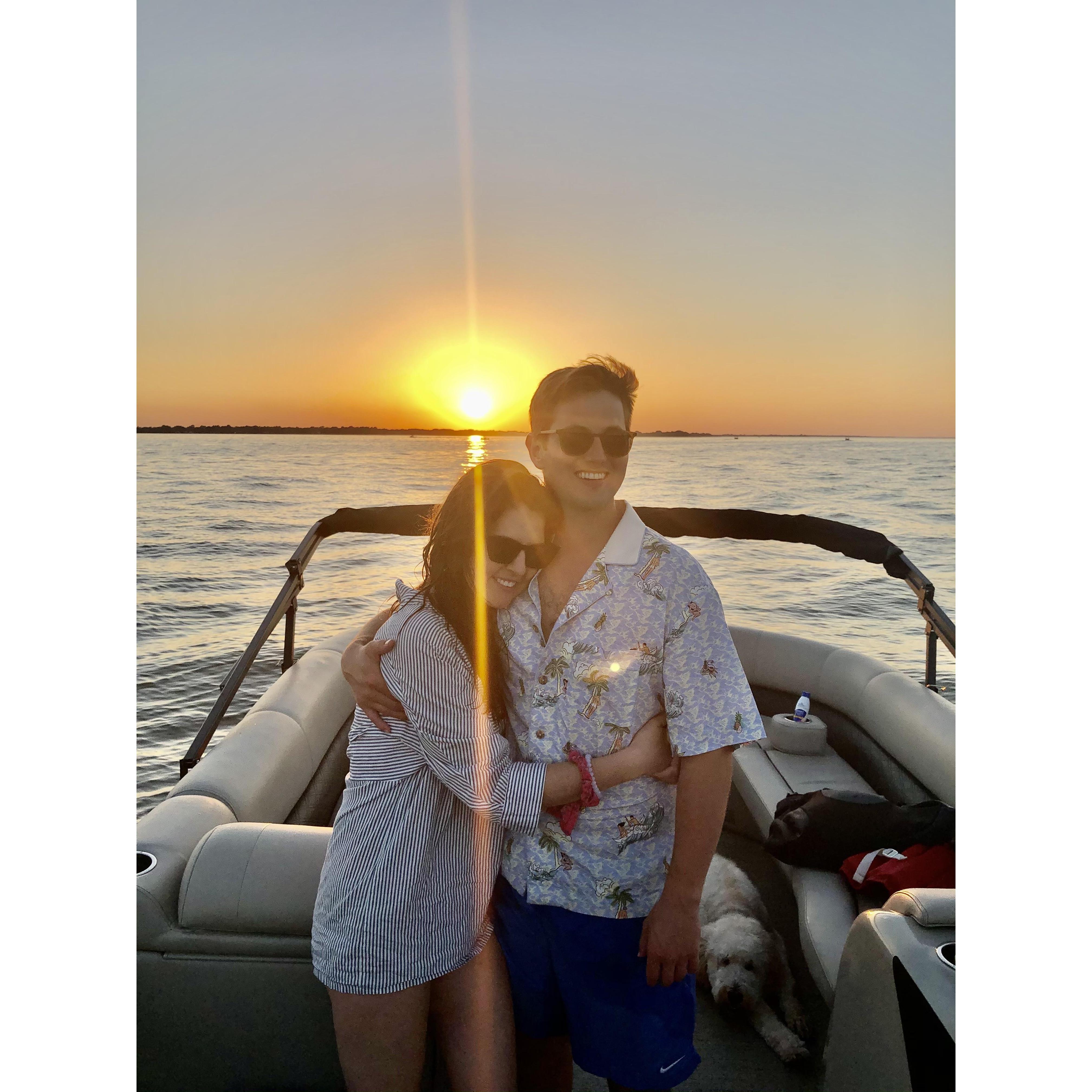 Our happy place! Cedar Creek Lake 2020