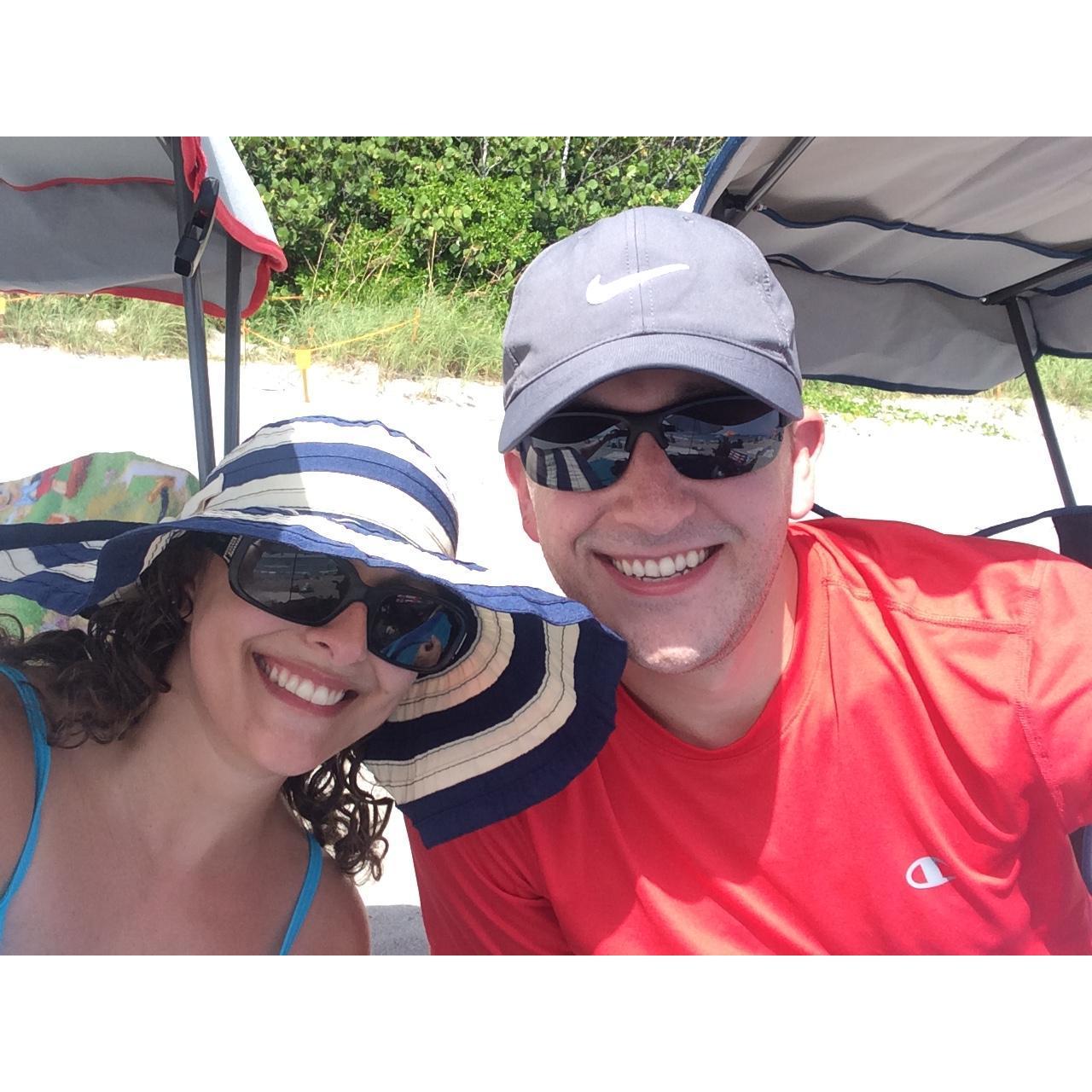 At Red Reef Beach in Florida - September 3, 2017
