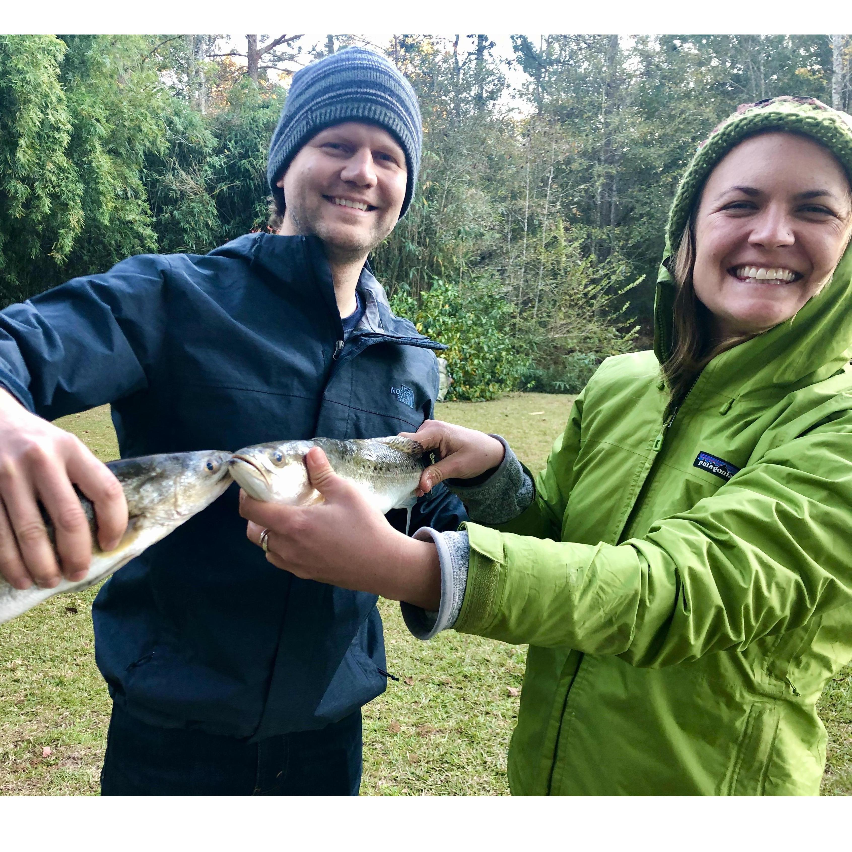 Speckled Trout in Louisana.