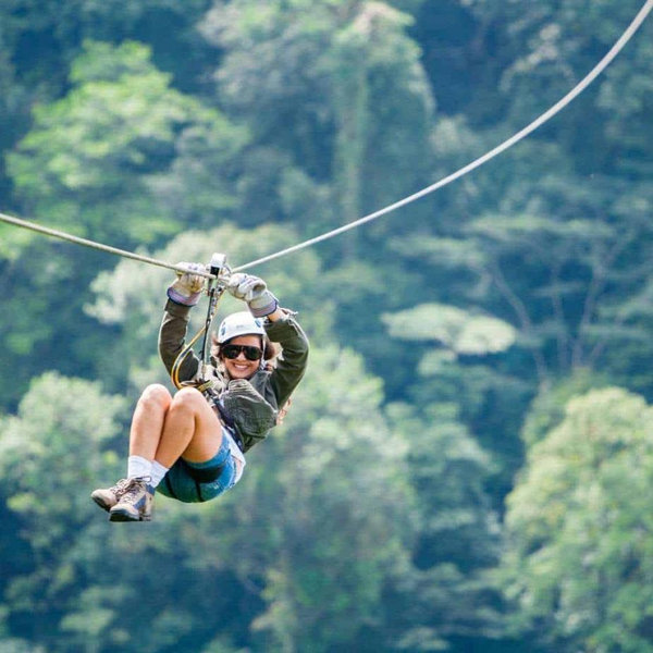 Zip-lining