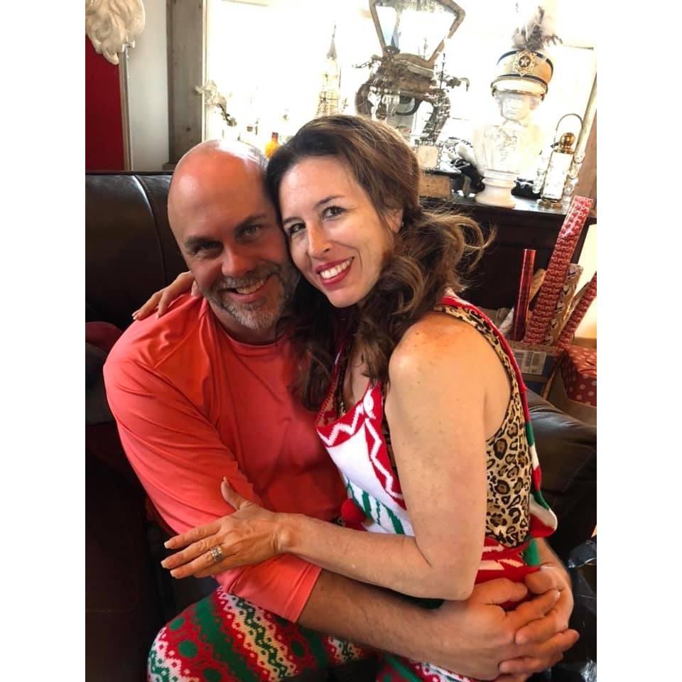 THE PROPOSAL - and clearly I didn't see it coming...hence the ELF OUTFIT I had on for the babies.