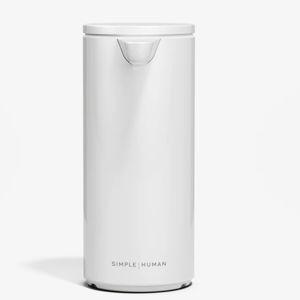 9 oz. Rechargeable Liquid Sensor Pump, Brushed - Simplehuman in White