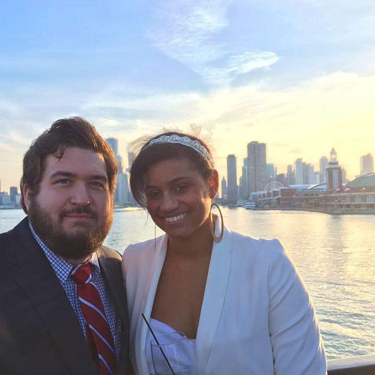 Med School Graduation, Navy Pier, Chicago - 2015. A lady walking past Colin and Elora thought we had just gotten married... 9 years later, we're finally getting around to it!