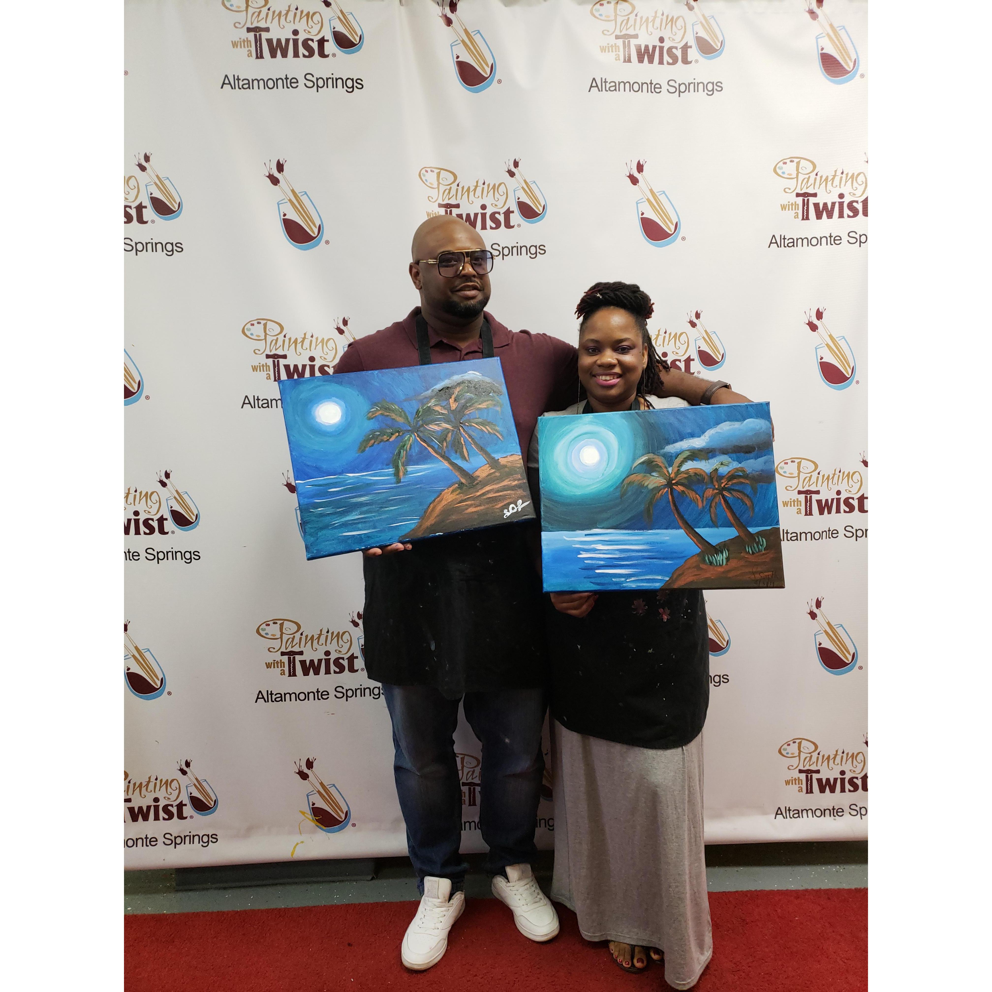 Jack and Jill Bridal Shower.....Painting with a Twist 8/31/19