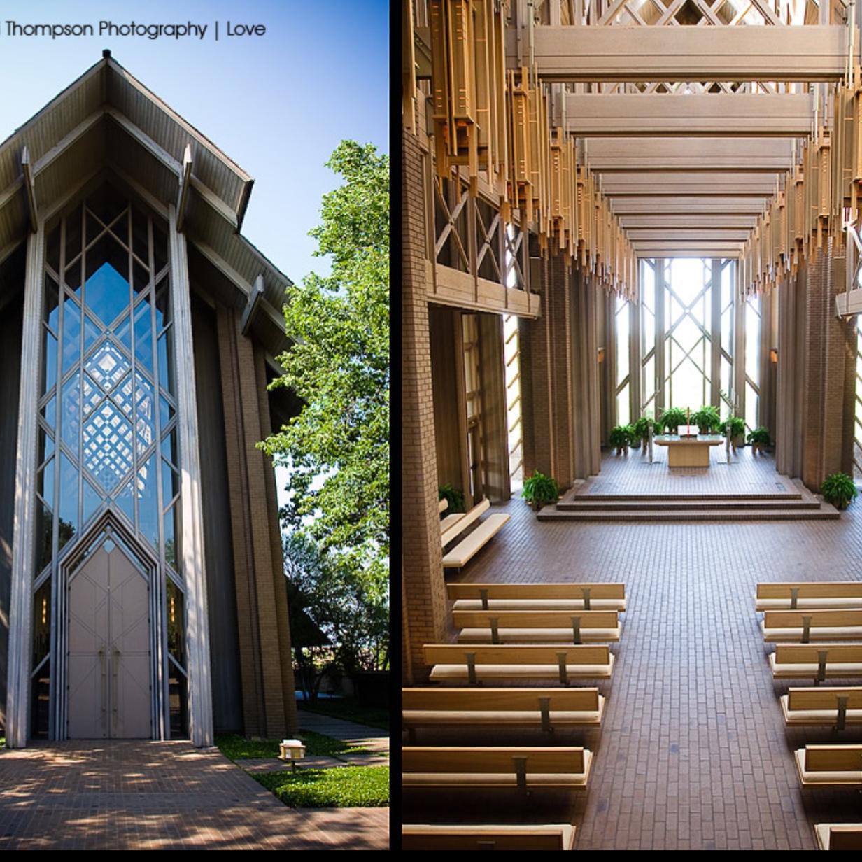 Outside and inside of chapel