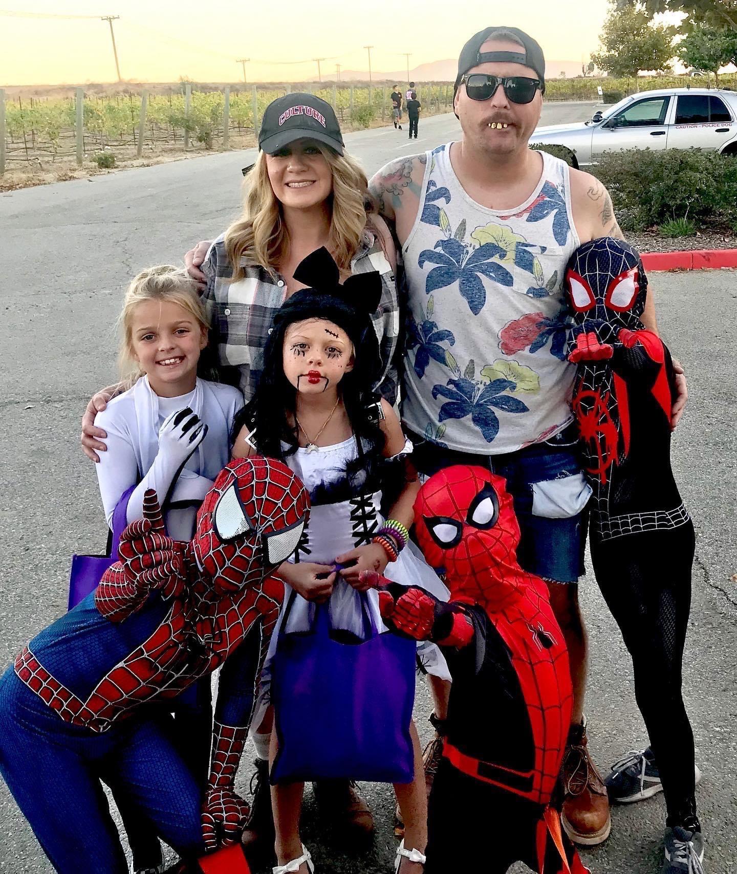 Our family for Halloween one year.