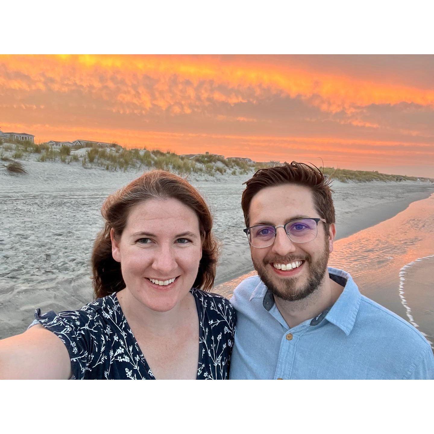 New Jersey beach walk