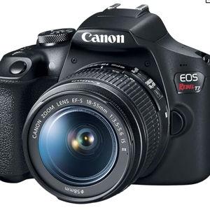 Canon EOS Rebel T7 DSLR Camera with 18-55mm Lens (Black) (Renewed)