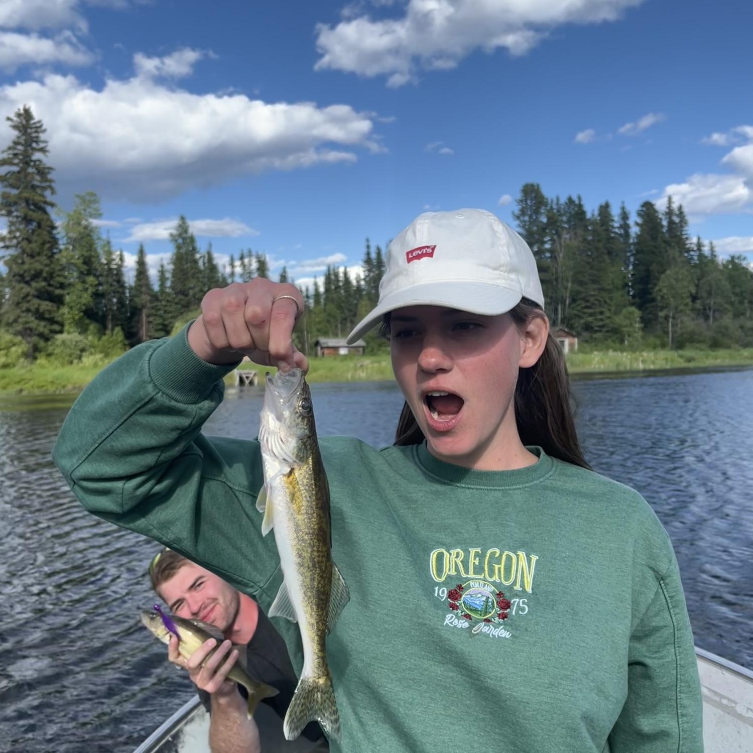 First little fishies caught together