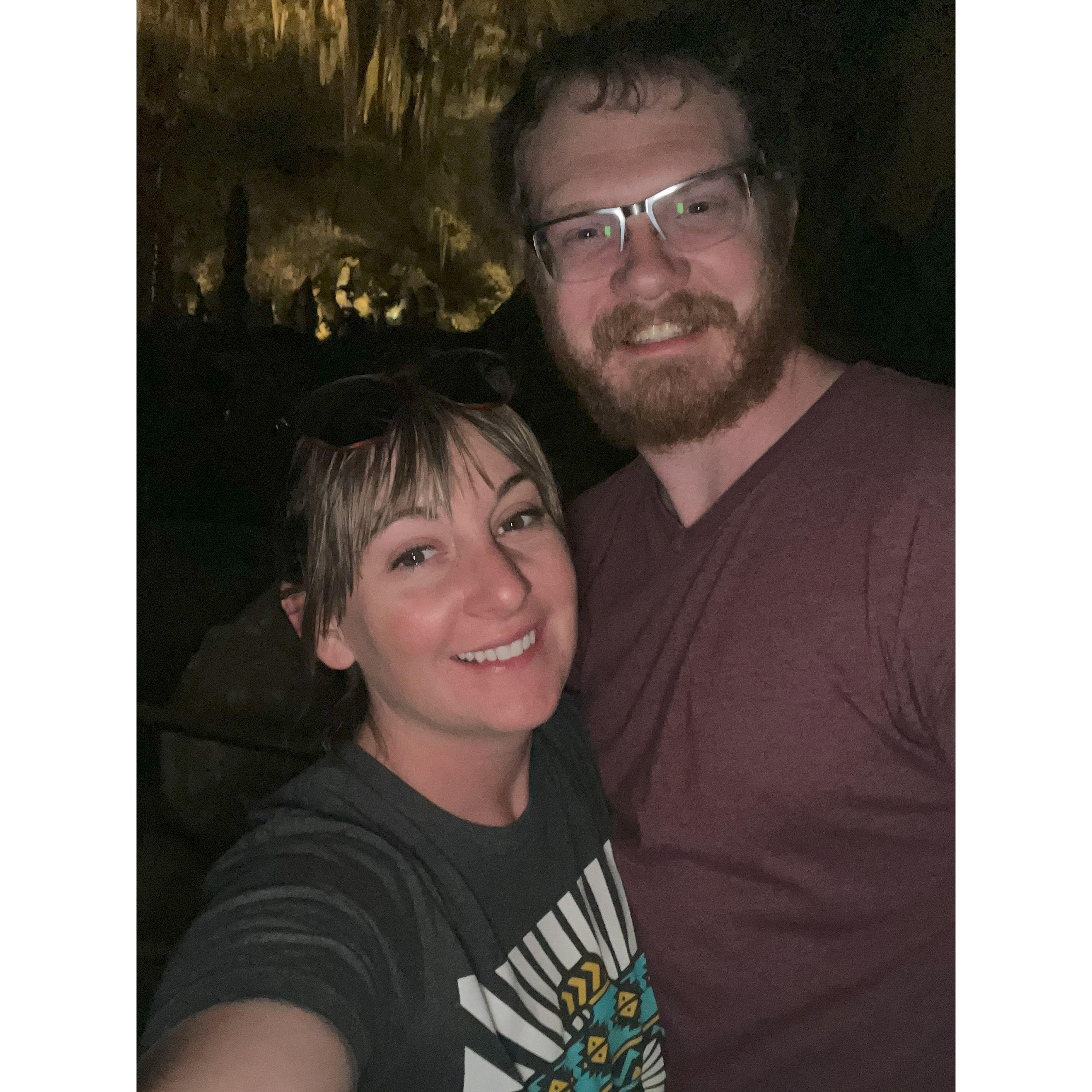 Carlsbad Caverns on our roadtrip to pick up the project Jeep
