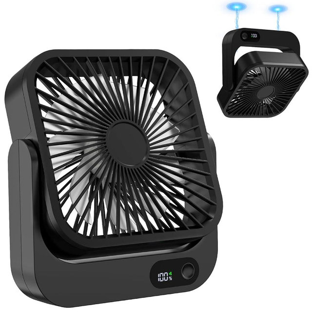 Zaardend Cruise Ship Approved Magnetic Fan, Upgraded 5000mAh Rechargeable & Plug-In, Cruise Must Haves Essentials 2026, Portable Travel Fan Magnetically Cabin Ceiling Airplane RV Camping