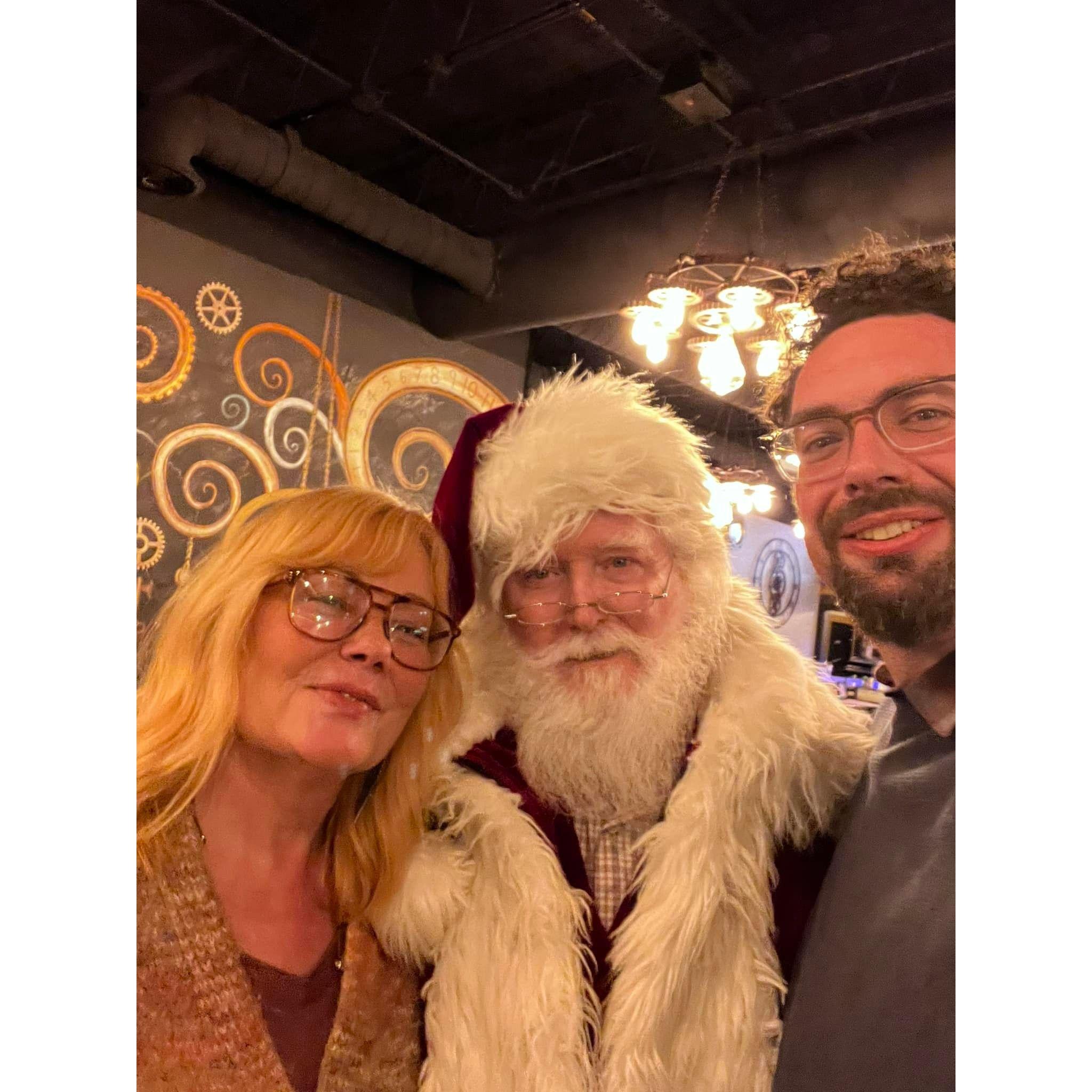 Santa gave us our Christmas wish !!