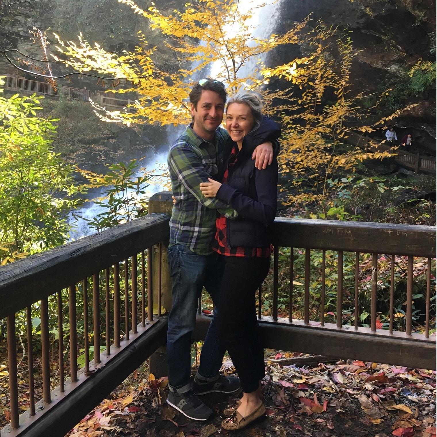 On our first trip to Highlands, NC. First of many autumns spent in Highlands!