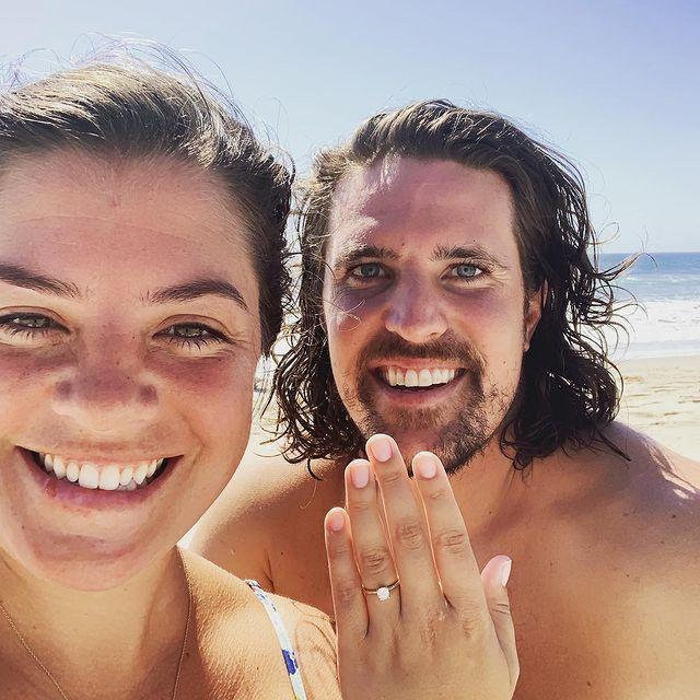 Engaged in Malibu!