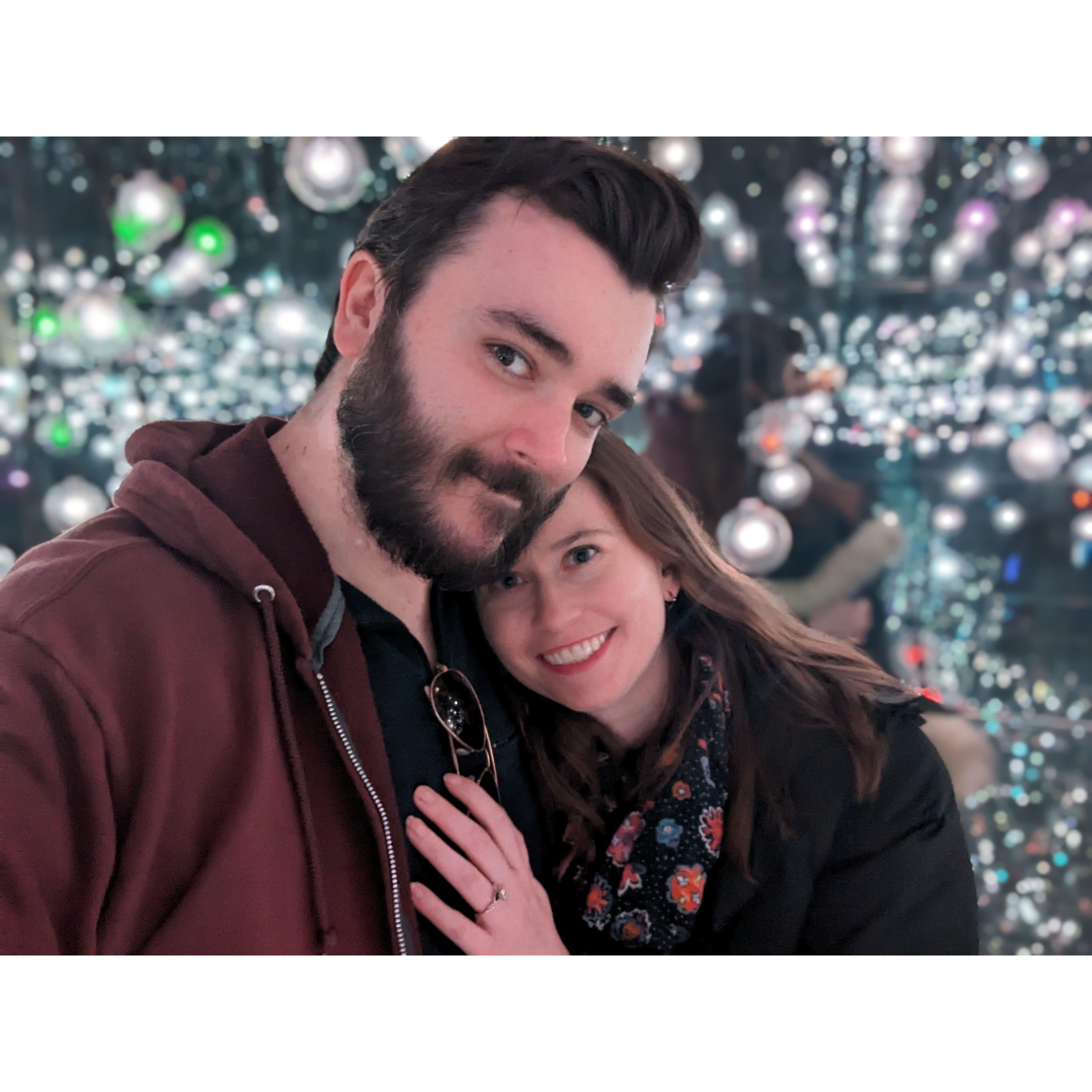 Celebrating our official engagement at the Chinese Lantern Festival in December 2023