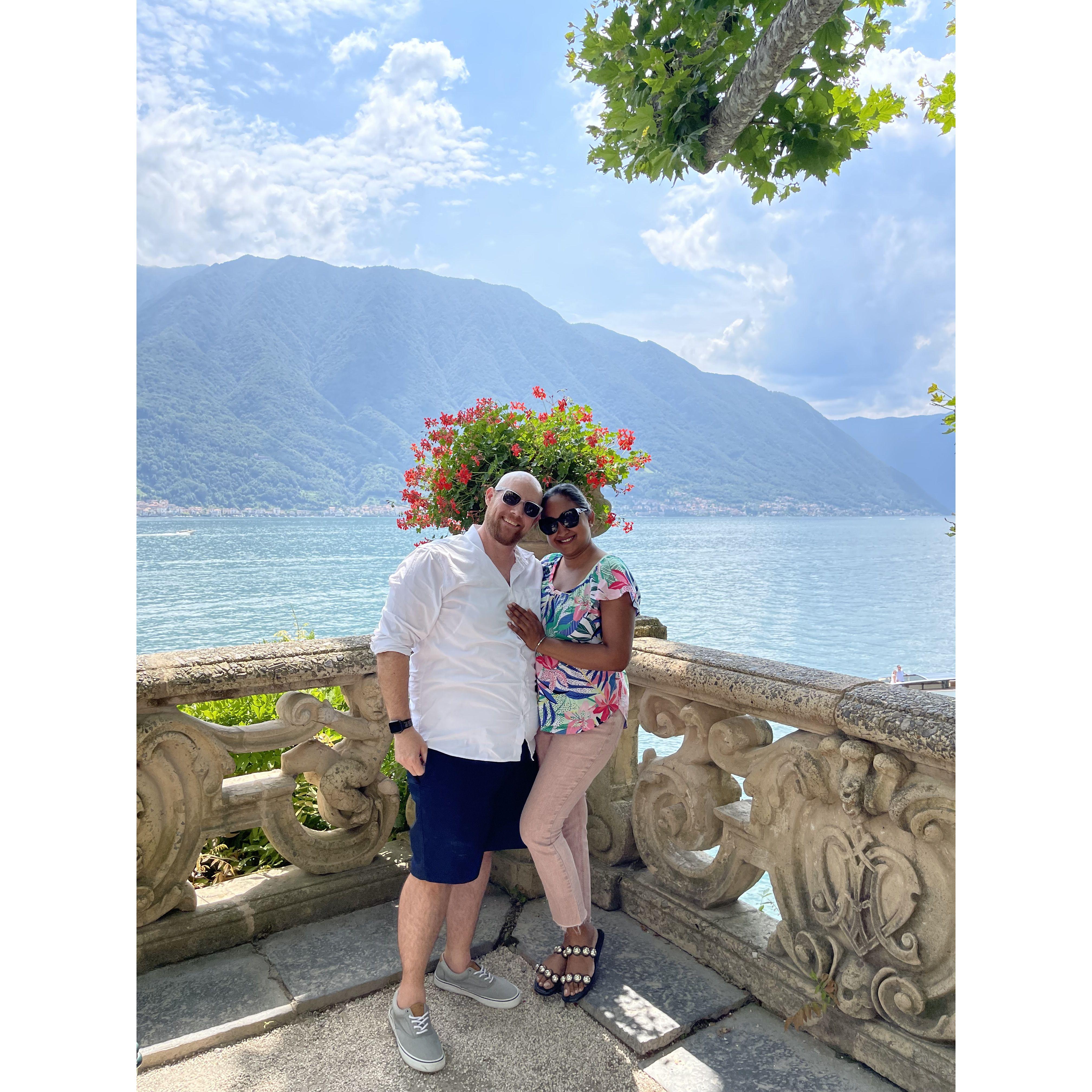 But this is where he proposed weeks later at Villa Del Balbianello