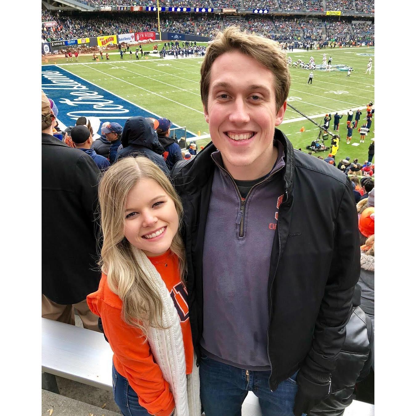 Syracuse game at Yankee Stadium