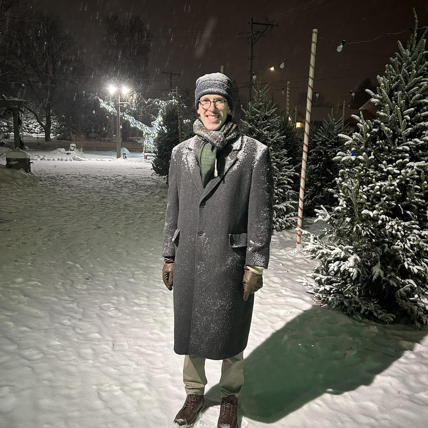 A walk in the snow ♡