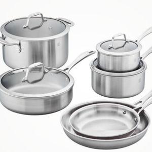 ZWILLING 10-pc, Stainless Steel, Cookware Set