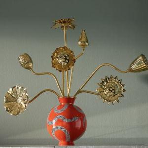 Brass Flower Bouquet