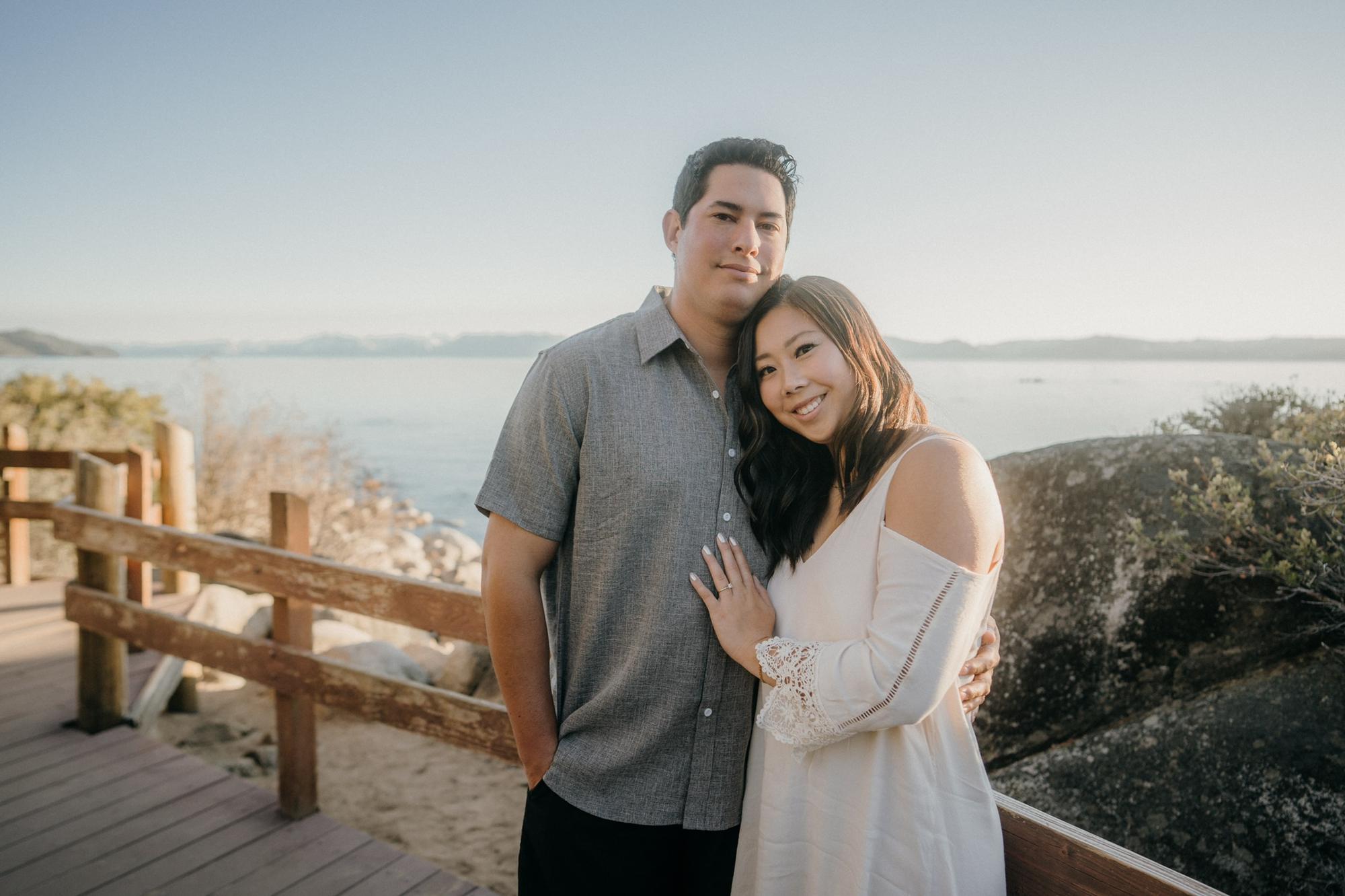 Engagement Photos - Sand Harbor Beach, Lake Tahoe