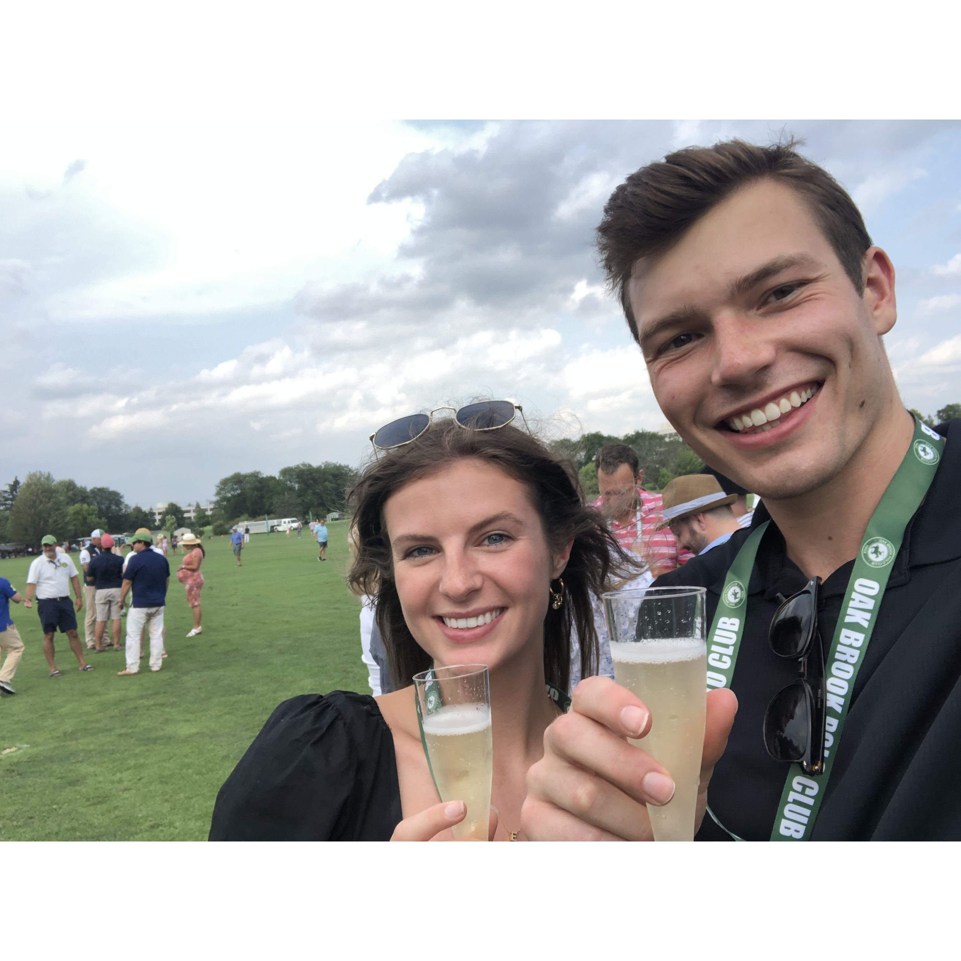 Went exploring Chicago suburbs and happened upon a polo match!