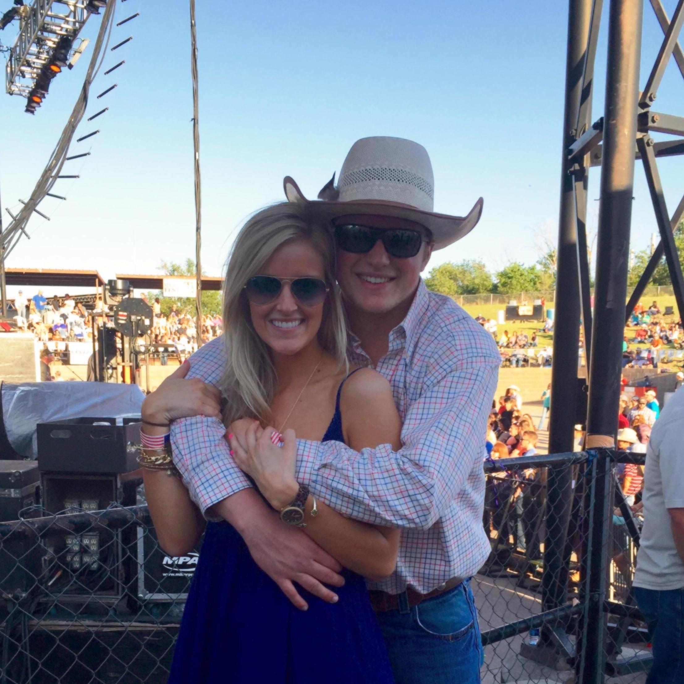 2015- I worked for a TX Country radio station and we had the opportunity to go backstage every TX country concert. We had so much fun.