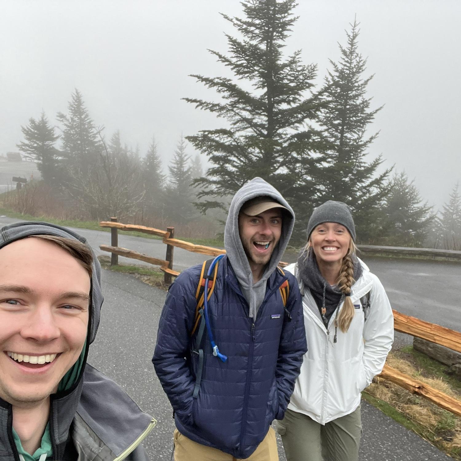 Heading out for our first of many hikes together!