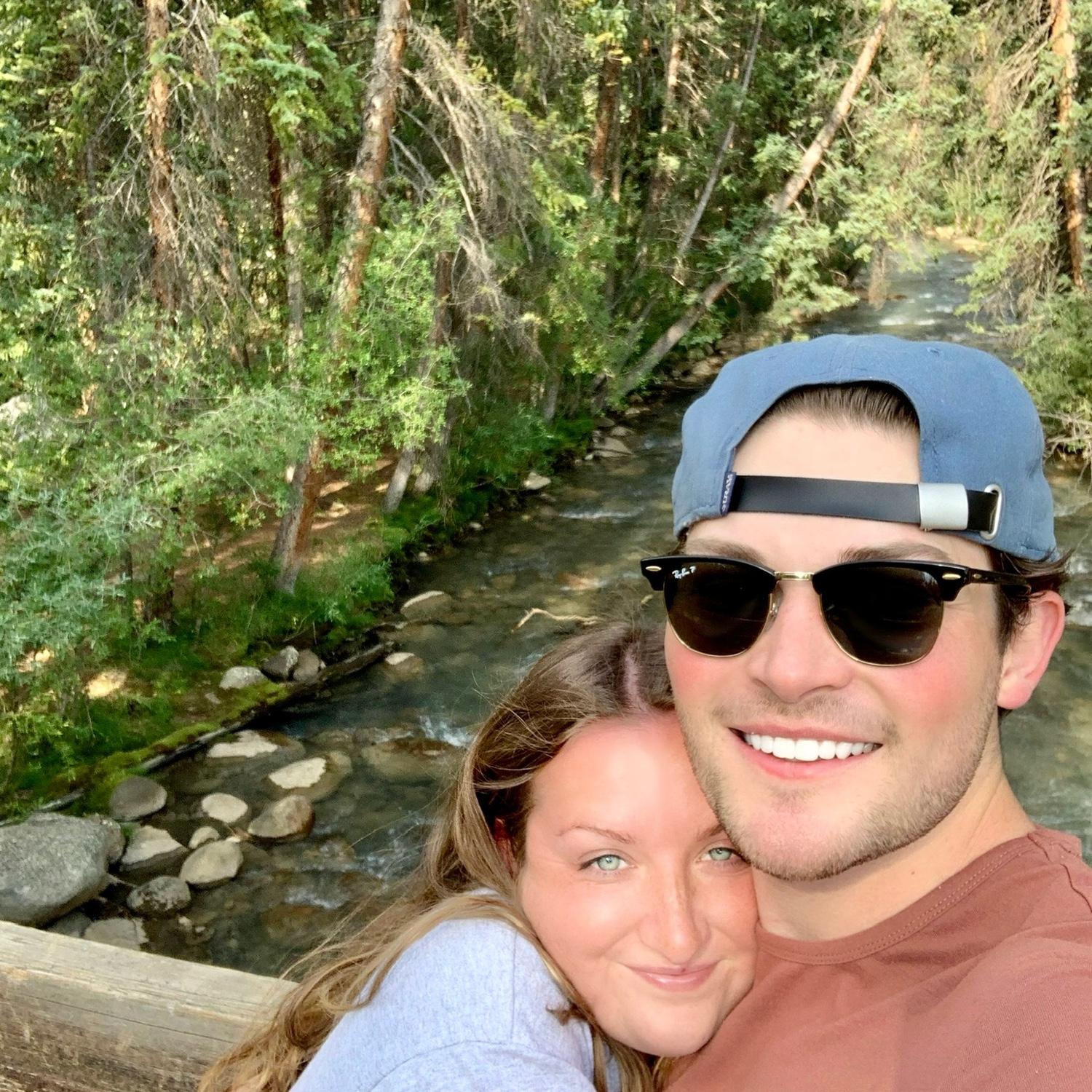 Our favorite walking path along the Snake River up in Keystone - August 2020