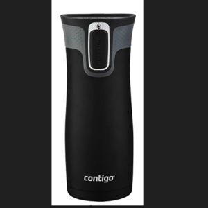 Contigo West Loop Stainless Steel Vacuum-Insulated Travel Mug with Spill-Proof Lid, Keeps Drinks Hot up to 5 Hours and Cold up to 12 Hours, 16oz Matte Black