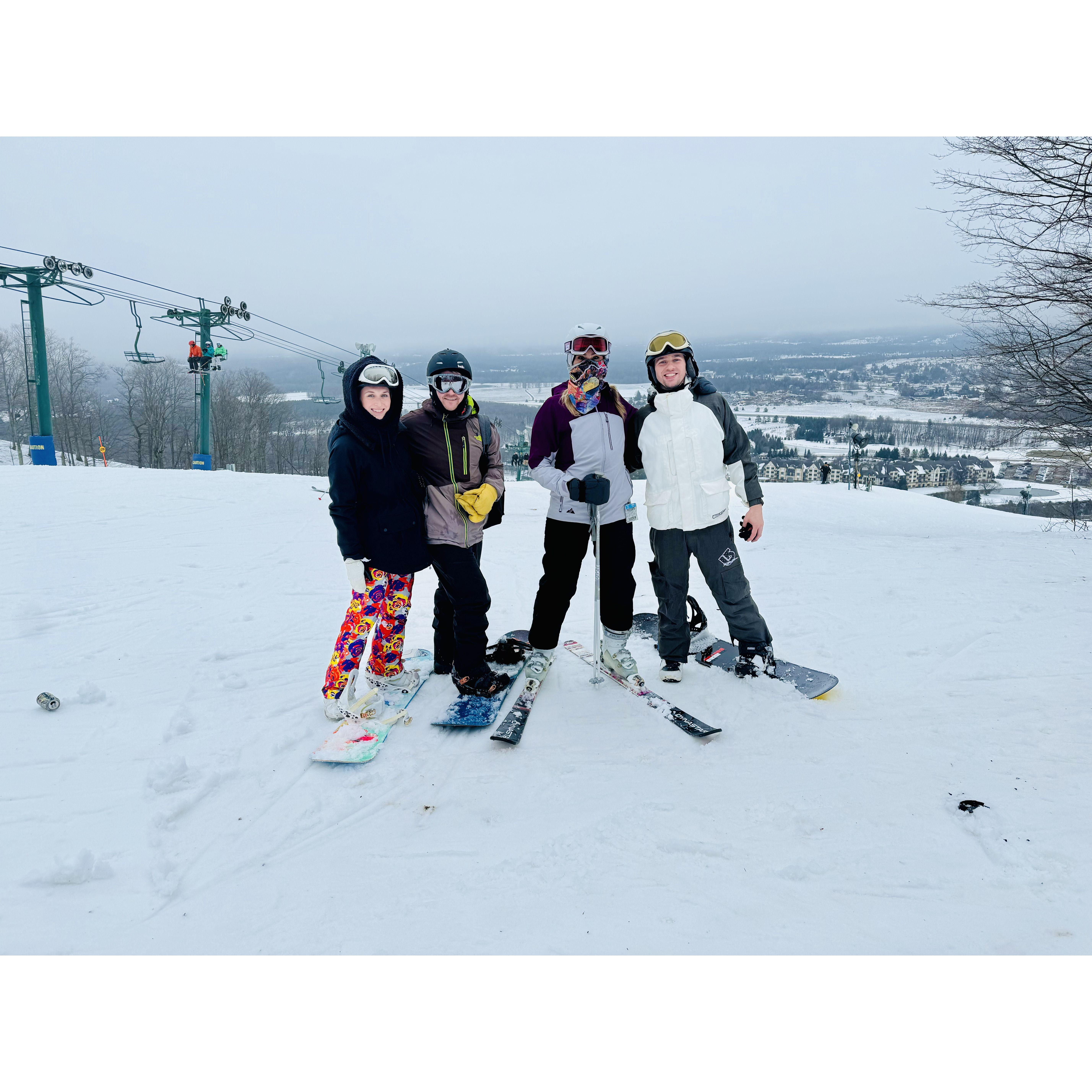 Ski trip to Boyne, MI with our friends