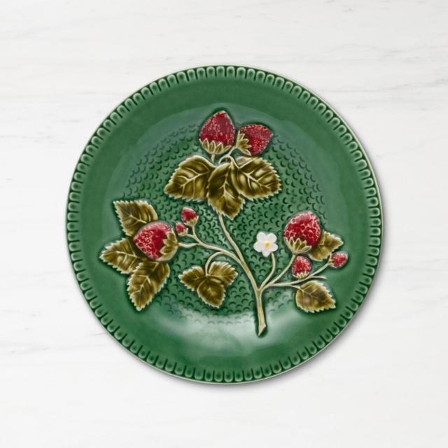 Bordallo Pinheiro Strawberries Fruit Plate