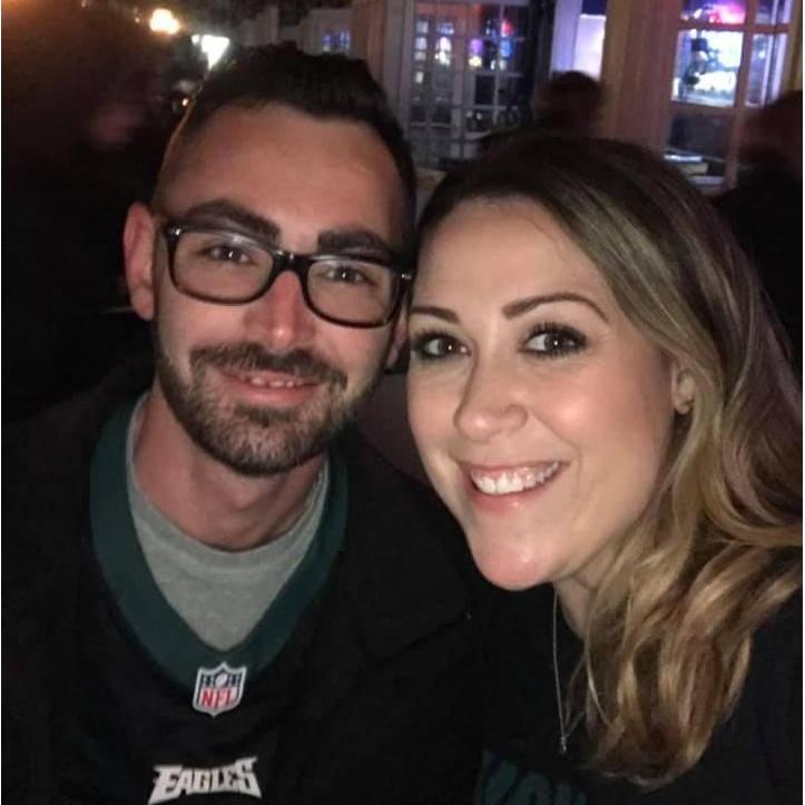 Watching the Eagles win the super bowl!! February 2018