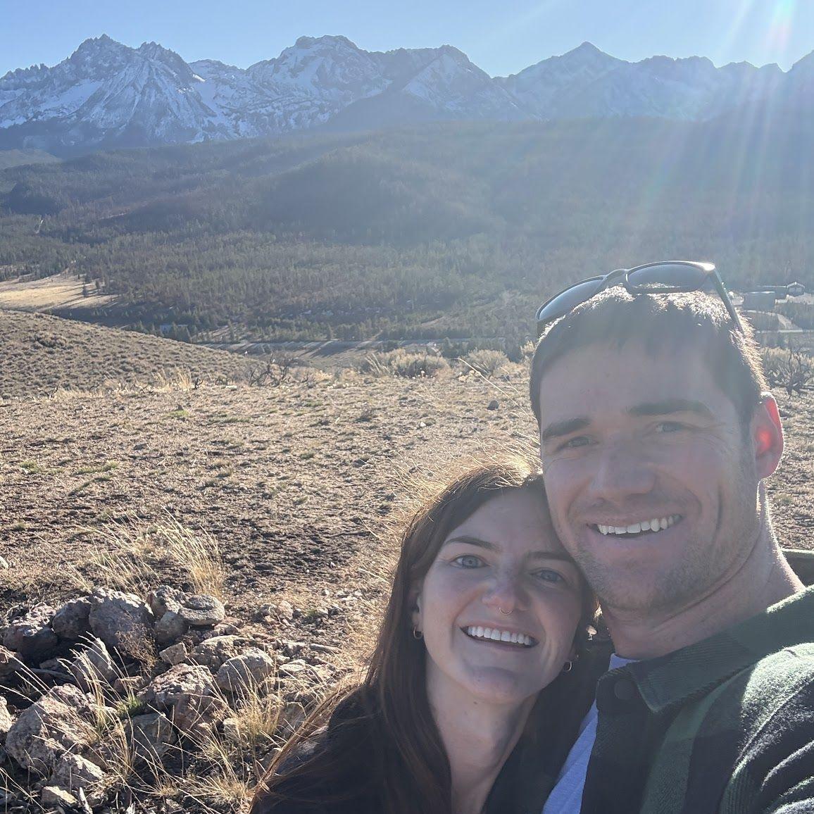October 2025. Our van's maiden voyage to the Sawtooths where we got engaged