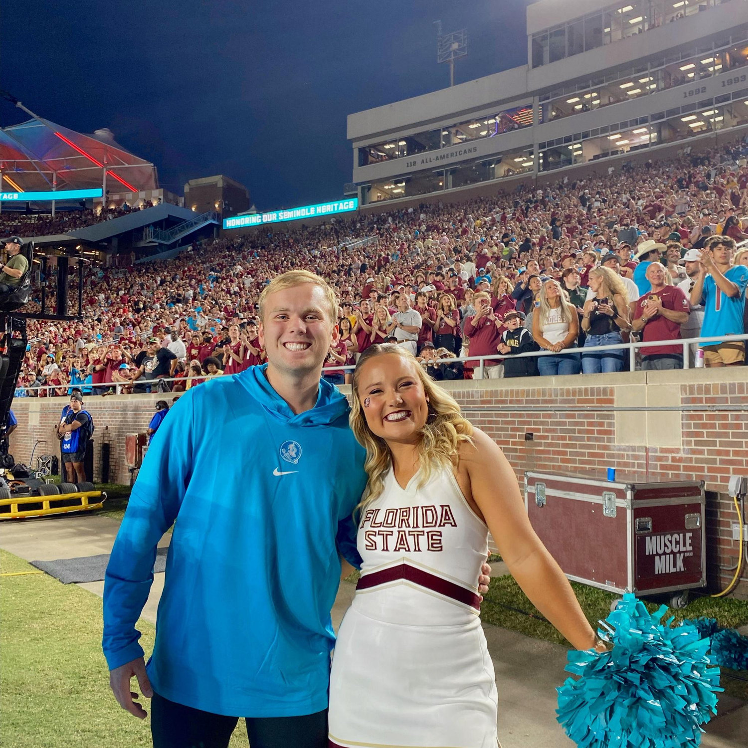 October 2023! Florida State's undefeated season! Cooper traveled with the Equipment Staff, and Courtney traveled with the Cheerleading Team!