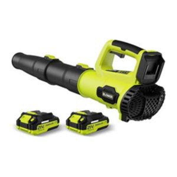 LEAPUL Leaf Blower Cordless, 21V Electric Leaf Blower with 2×2.0Ah Batteries & 1 Fast Charger, Lightweight Battery Powered Blower for Lawn Care, Patio Cleaning