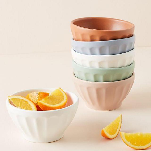 Matte Latte Bowls, Set of 6