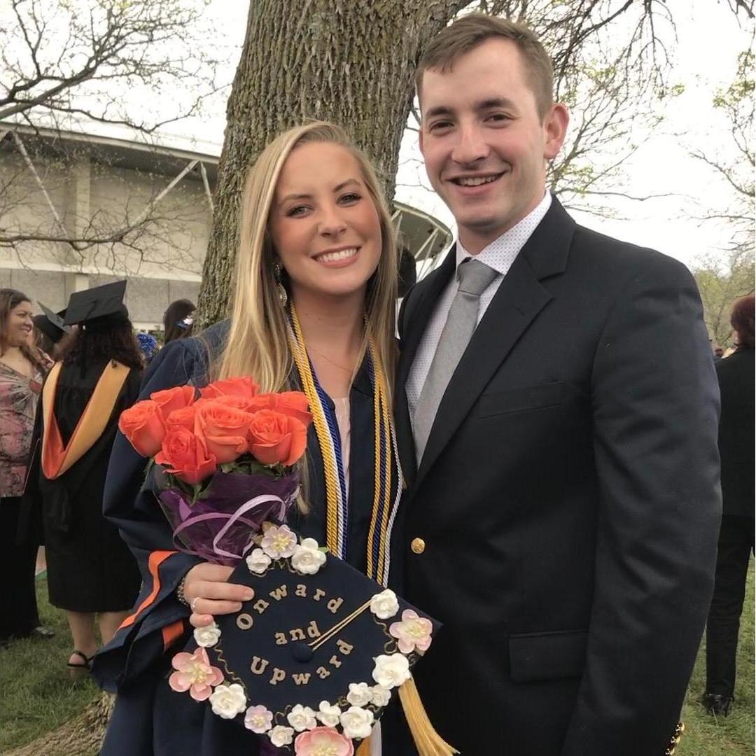 Erin's graduation from Syracuse University Class of 2017, she was so happy to have Matt there for this milestone.