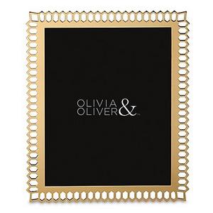 Olivia & Oliver Aubrey 8-Inch x 10-Inch Picture Frame in Gold