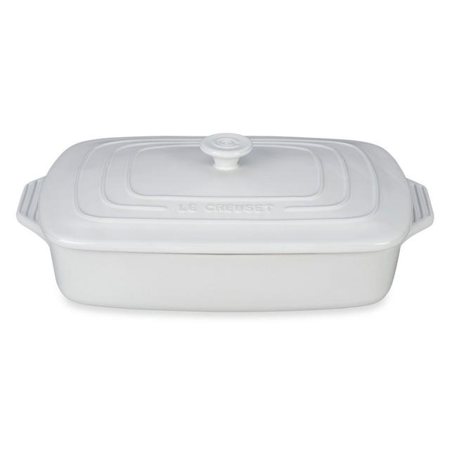 Le Creuset® 3.5 qt. Covered Rectangular Casserole in White