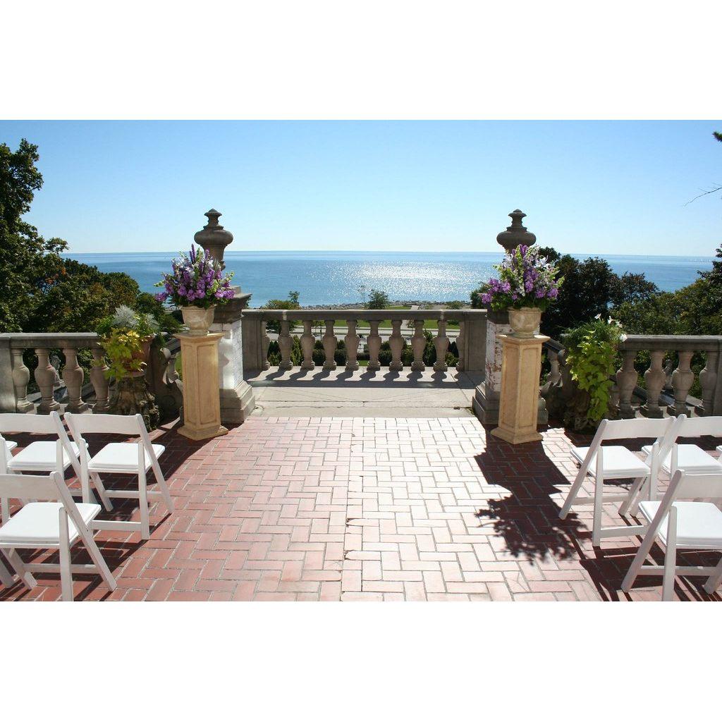 This is where we will say "I DO" overlooking Lake Michigan on the terrace. :)