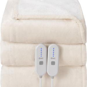 Electric Blanket, Queen Size White or Cream