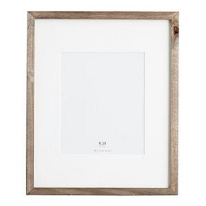 Wood Gallery Single Opening Frame, 8x10 - Gray